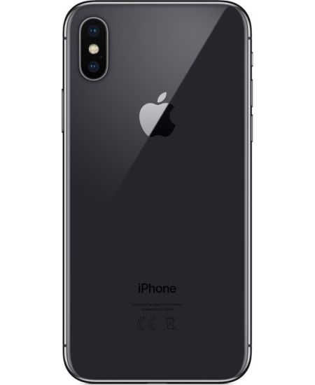 iPhone X 256 ГБ Серый космос задняя крышка